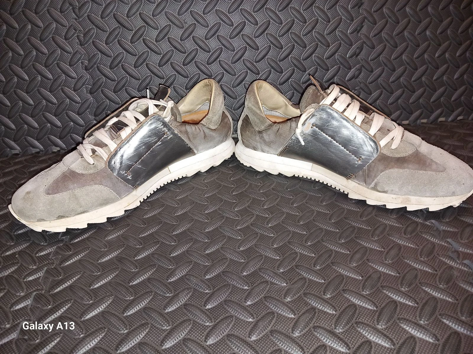 Hoge kwaliteit sneakers ESSEutESSE – Leer & Suède – Gemaakt in Italië – Maat 40 – photo 3